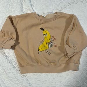 Zara Baby Girl Sweatshirt - Great Condition. Size 18-24M.